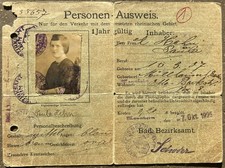 Personalausweis Mannheim 1925