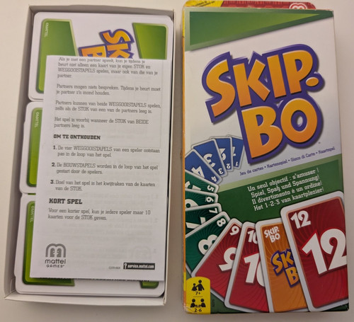 Mattel skip kartenspiel - mattel, skip-bo