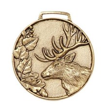 Medaille Trophäe Hirsch GOLD