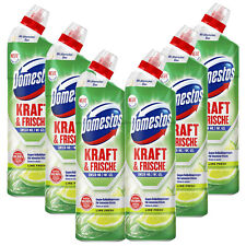 6x 750ml Domestos Aktiv Kraft & Frische WC Gel Lime Fresh gegen Kalkablagerungen
