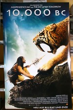 Original Filmposter Papierbanner Gerollt 10.000 BC ca. 1,10 x 1,80m