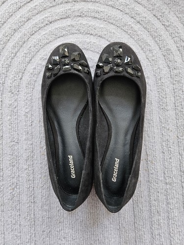 Schwarze ballerinas deichmann - schwarze,