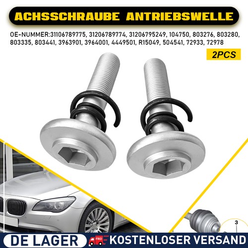 Achsschraube antriebswelle - 2x,