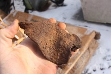 Altes Metallfragment Bodenfund