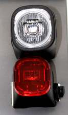 Fahrrad Scheinwerfer LED Beleuchtung Set Reflektor USB Beleuchtung StVZO NEU