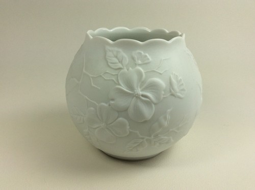 Kaiser vase blumen weiß - ak,