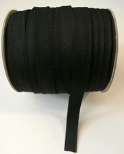 Stoßband Hosenschonerband Hosenstoßband Band 15mm breit Polyester Schwarz
