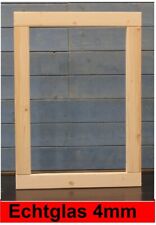 Gartenhausfenster feststehend Glas Carportfenster Werkstatt Holzfenster Fenster