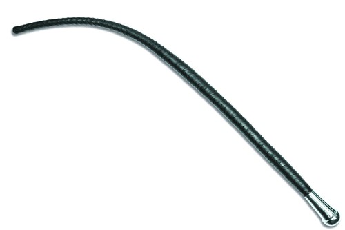 Peitsche 80cm schwarzes leder - schwarzes,