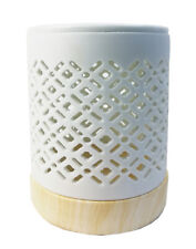 Duftlampe aus Porzellan H:10 cm - Verdunster,Aromalampe für Duftöl und Duftwachs