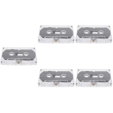  5 Count Leere Tonbänder Blankaudio-Aufnahmekassette Kassettenband