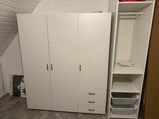 kleiderschrank weiß neu