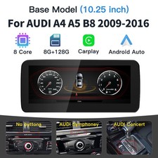 Android Carplay 128GB Autoradio Multimedia Für Audi A5 B8 2009-2016 Basismodell