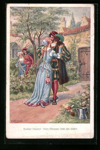 Künstler friedrich - künstler-ak,