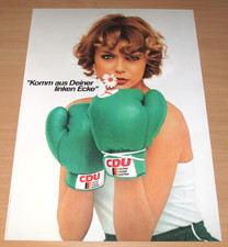 Cdu wahlplakat poster - cdu,
