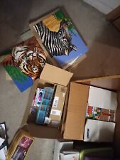 Ministeck, große Menge Material. 1 Vorlagenheft, viele Platten. Einige Rispen.