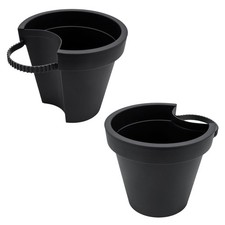 Fallrohr Blumen Topf 24x21 cm