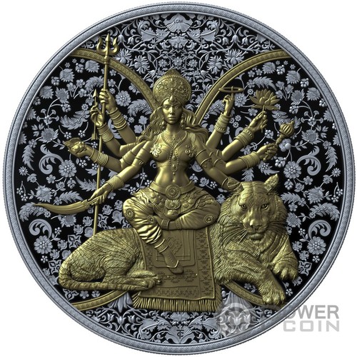 Durga hindu religion gilded - religion, 1