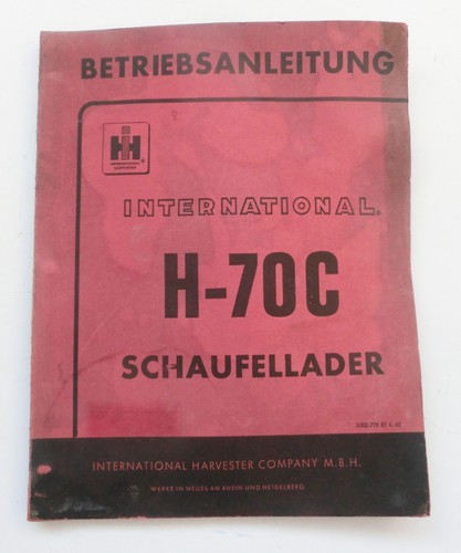 Ihc schaufellader 70 c - h-70,