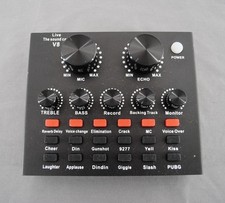 V8 Sound Card Live Audio Mixer