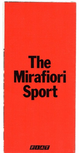 Fiat 131 mirafiori sport - 131, 2000