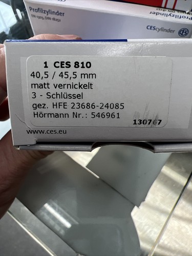 Ces profilzylinder 810 - ces,