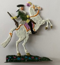 OPA'S ALTE ZINNFIGUREN SAMMLUNG "JAGD AUF DEN HIRSCH" HANDBEMALT