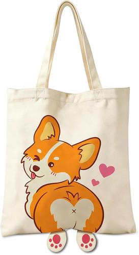 Niedliche corgi hund - corgi, tasche