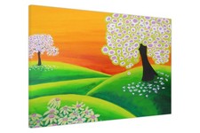 Bäume und Blumen Gemälde