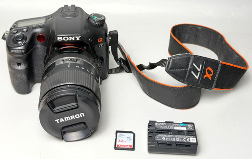 Sony slt a77v 24mp tamron - slt-a77v,