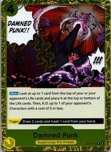 Damned punk op10 116 rare - punk, op10-116