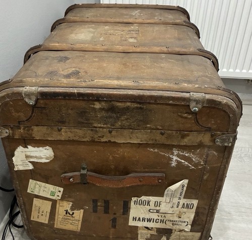 Antiker reisekoffer steamer - antiker,