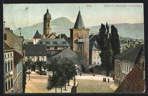 Ansichtskarte jena partie am - jena,,