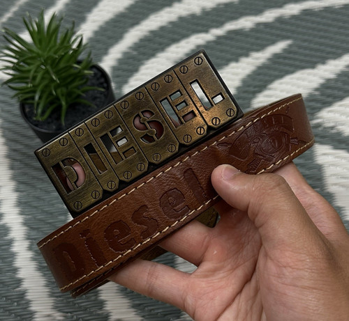 Diesel herren ledergürtel - diesel,