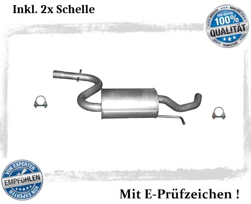 Mittelschalldämpfer für - , vw