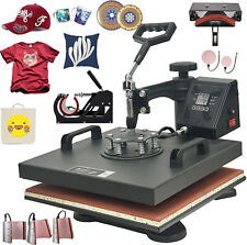 38x38cm  8IN1 Heißpresse Hitzepresse Transferpresse T-Shirt Heat Press Machine