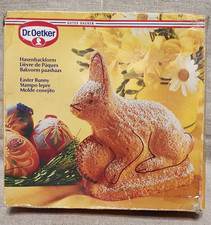 Osterhase / Hasenbackform * Backform Vollbackform * Dr. Oetker mit Rezept