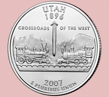 QUARTER DOLLAR UTHA 2007 P Unc