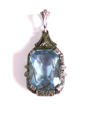 Art deco anhänger silber 935 - art,