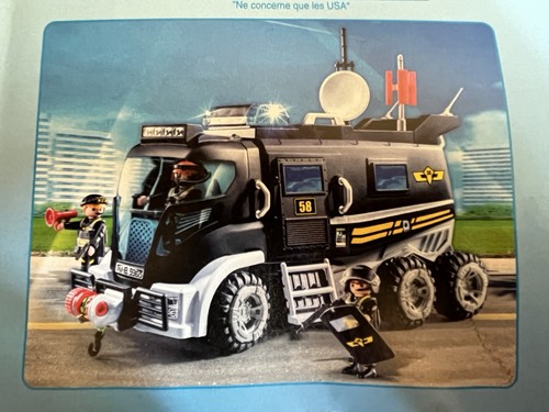 Playmobil 9360 sek truck - sek-truck, mit