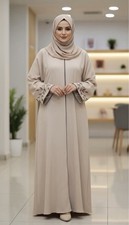 Abaya Gebetskleid Islamisches Kleid ideal für Hijab Kopftuch Robe Tesettür