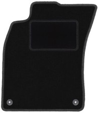 Fahrerfußmatte schwarz für