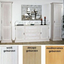 Massivholz Anbauwand Set