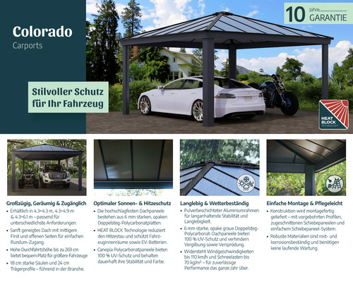 Carport colorado 14x14 - carport,