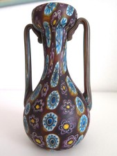 Millefiori Vase von Fratelli Toso um 1920