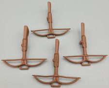 Playmobil Ritter Ersatzteil:  4x Armbrust - Playmobil Ritterburg - Waffe