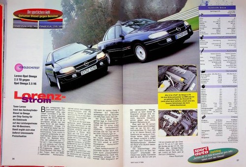 Sport auto 1996 - auto, omega