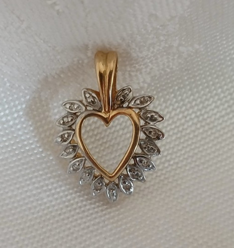 Vintage 10kt gold diamant - gold, &