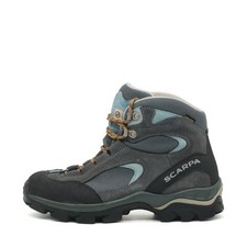 Scarpa Damen Trekking Gore-Tex Wanderschuhe Grau Blau Vibram Trek EU 40