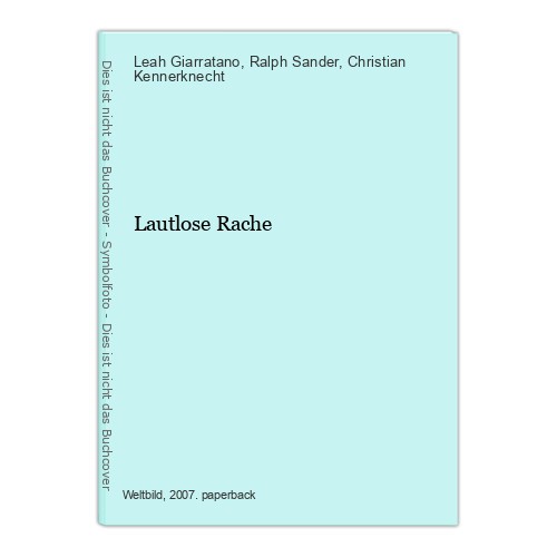 Lautlose rache giarratano - rache,